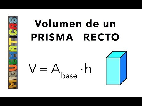 Geometría: Volumen de un prisma recto