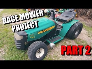 How to build a racing mower part 2 lowering rear end