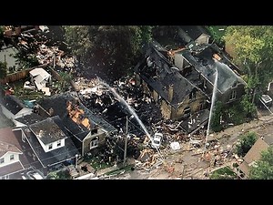 Aerial view of London, Ont. explosion aftermath from the CTV News chopper