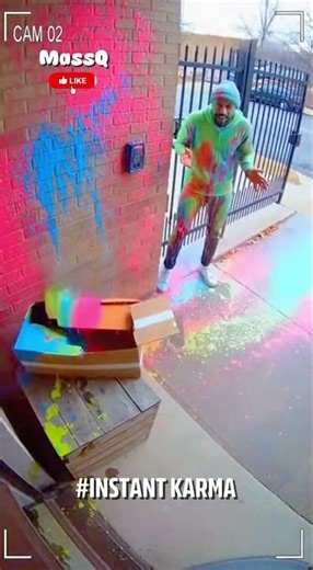 Porch Pirate gets instant SURPRISE (BEST KARMA)