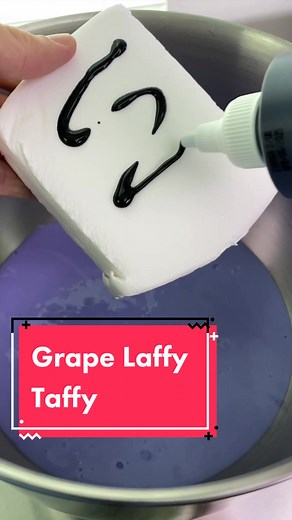 Grape Laffy Taffy 🍇 #mixing #slime #foryou #satisfying