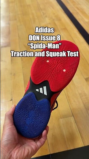 Adidas DON Issue 8 "Spida-Man" Traction and Squeak Test #adidas #adidasbasketball
