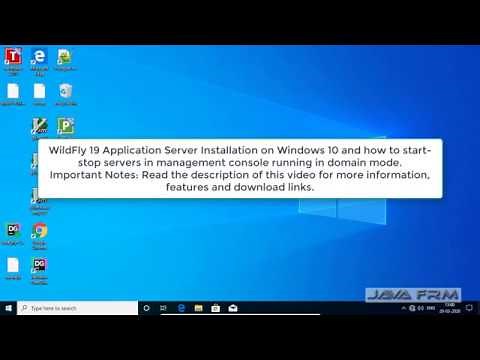 WildFly 19 Installation on Windows 10 and how to start-stop servers using console in domain mode