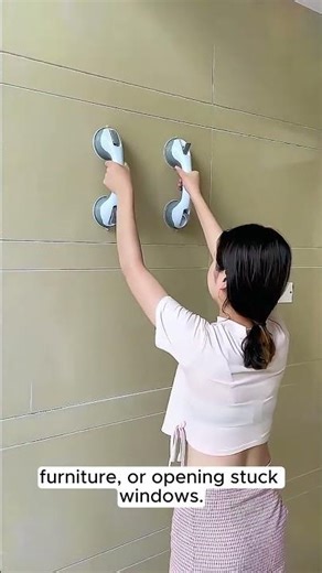 Heavy Duty Vacuum Handle | No-Drill Bathroom Safety & Lifting Hack #wontool
