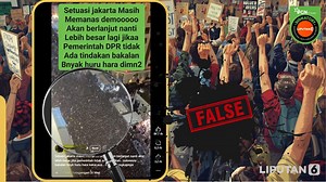 6 Hoaks yang Beredar dalam Sepekan, Terbanyak Seputar Demo 25 dan 28 Agustus 2025
