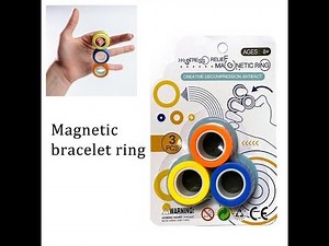 Stress Relief Magnetic Rings ( fidget toy , fingears ) Unboxing