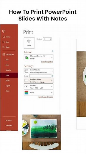 How to Print PowerPoint Slides With Notes #slideegg