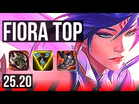 FIORA vs YORICK (TOP) | 74% winrate, 57k DMG, 4k comeback | EUW Challenger | 25.20