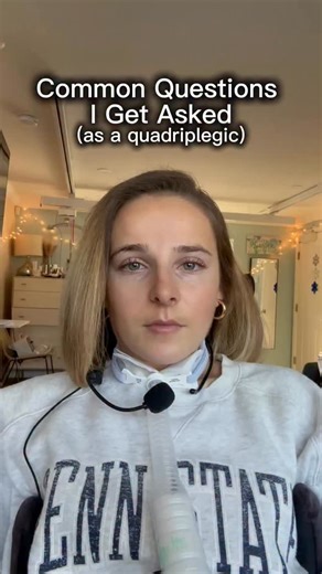 Rebecca Koltun on Instagram: "Common Questions I Get Asked As A Quadriplegic Remember: Just because someone is disabled doesn’t mean that they cannot create a life for themselves. There’s so much life to be lived. Follow @ReeveFoundation for resources and to learn more about life with paralysis. #GenReeve #GenReeveVoices, #TodaysCare #ReeveFoundationPartner"