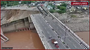133K views · 2.4K reactions | Drone Footage: Indian Army’s Tiger Division Builds 110-Foot Bailey Bridge in 12 Hours to Restore Flood-Hit Tawi Bridge Source: Indian Army #fblifestyle | Jammu Links News | Facebook