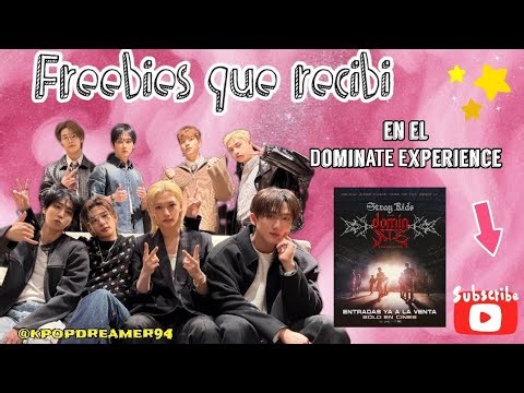 Haul Freebies que recibi en el DominATE Experience ✨️📽🇦🇷 ‪@StrayKids‬