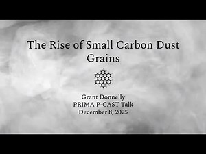 PRIMA Community Astronomy Science and Technology (P-CAST) Talk for December 8, 2025