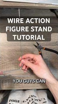 Wire Action Figure Stands Made Cheap! #actionfigures #turorial #marvellegends #howto