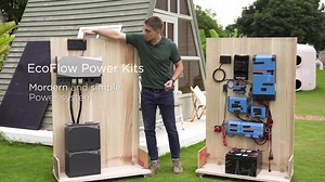 1.4K views · 737 reactions | Introducing an expandable, space-saving energy solution that lets you live off-grid without the fear of losing power. Why it's perfect for small homes: ✅ Up to 15kWh of stackable energy storage. ✅ Charge with multiple methods. ✅ 48V system for less heat and thinner wires. ✅ Power hub for a 5-in-1 design, saving space, wiring and setup time. | EcoFlow | Facebook