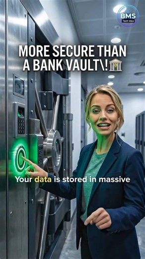 The Digital Fortress Where Your Data Lives ☁️ #Shorts