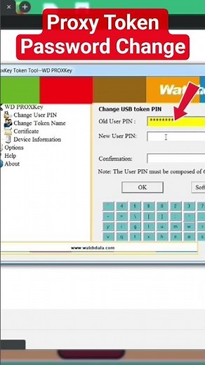 How to Change WD Watchdata ProxKey Token PIN | Reset PIN #ProxKeyPIN #DSC #automobileWatchdata