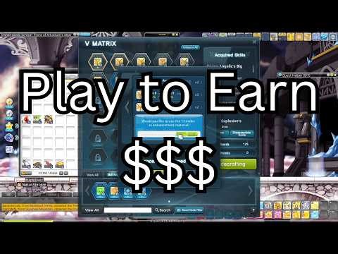 Opening, Dismantling & Crafting Nodestones 🔥 #MapleStoryN