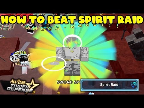 How To Beat Spirit Raid | TEAM UPS | All Star Tower Defense ROBLOX