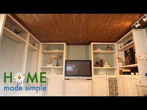 A Clever Design Trick for Hiding Ugly Popcorn Ceilings | Home Made Simple | Oprah Winfrey Network