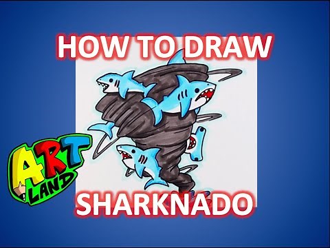 How to Draw SHARKNADO!!!
