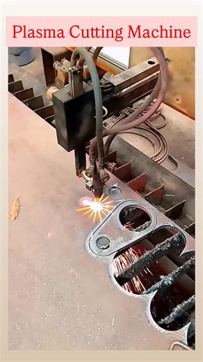 Maverick Engineer on Instagram: "A plasma cutting CNC machine is a computer-controlled system (CNC stands for Computer Numerical Control) that uses a high-speed jet of ionized gas, called plasma, to cut through electrically conductive materials like steel, stainless steel, or aluminum. Inside the torch, compressed gas is energized by an electric arc to form plasma, which reaches extremely high temperatures that melt the metal instantly. The molten metal is then blown away by the gas pressure, cr