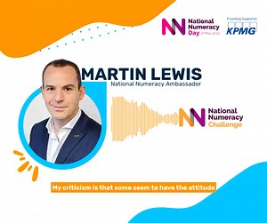 169 reactions · 31 shares | ✨ Our brilliant ambassador Martin Lewis talked to Nihal Arthanayake on Radio 5 about the need to get confident with numbers as part of #NationalNumeracyDay Like Martin says, you can test and improve your skills on our website. A skills check takes just 10 minutes.  Why not try it now? bit.ly/43a9tcz | National Numeracy | Facebook