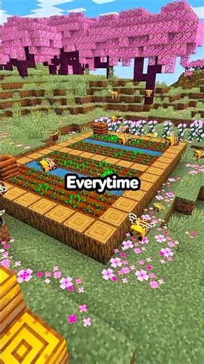 MINECRAFT CRAZY FOOD GRAINS GROW#shorts