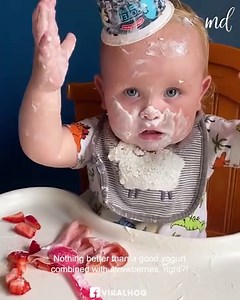 165K views · 3.6K reactions | We just love messy babies while eating food 襤 | MetDaan Cakes | Facebook