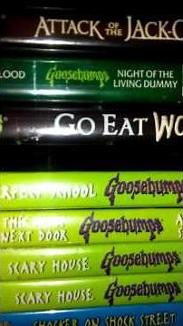 My goosebumps dvd collection