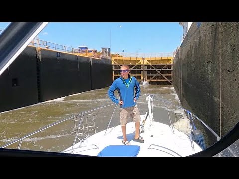 Entering The Erie Canal by Boat!