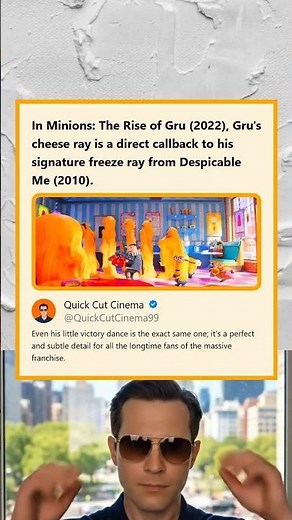 Minions The Rise of Gru 2022 Grus Cheese Ray is a Direct Callback to His Original Freeze Ray