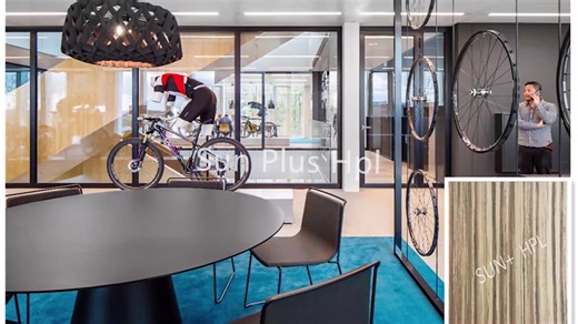 Laminate Wall Cladding Fireproof HPL Board/M1 Grade Fireproof HPL