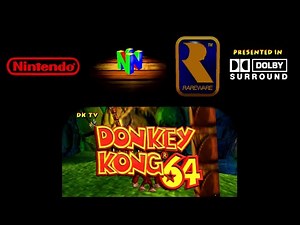 Nintendo/N64/Rareware/Dolby Sorround (1999) logos Donkey Kong 64