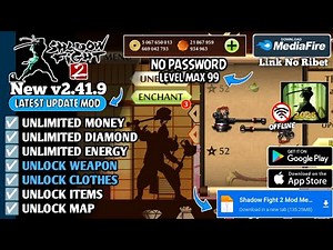 Shadow Fight 2 Mod Apk 2.41.9 - New 2025 Unlimited Coin Unlock All Weapons & Max Levels