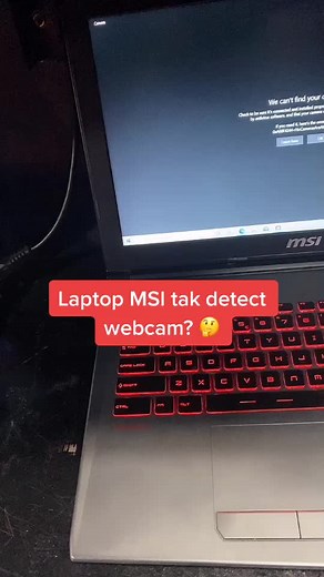 Laptop MSI tak detect webcam? 🤔