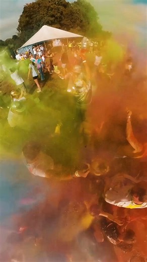 16K views · 101 reactions |  The holi powder was a blast, and the site is bursting with colorful energy all around us. Can’t get enough of these vibrant vibes!  | Tribfest Music Festival | Facebook