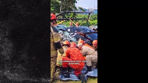 Video From Oliver Tree Crash Site Shows Wrecked Helicopter