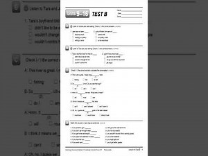 Interchange 5th Level 2 Assessment Unit9-11 Tests Version B