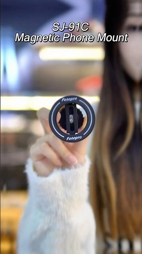 This tiny gadget replaced my entire filming setup 🎬Fotopro SJ-91C Magnetic Mount Phone holder