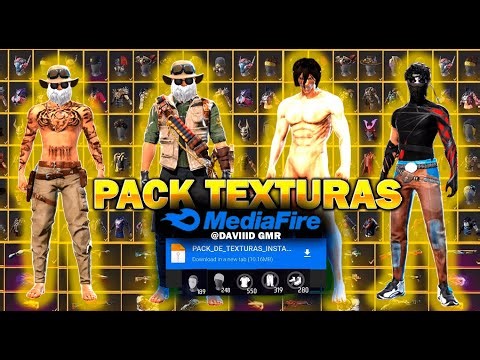 LINK DIRECTO! PACK DE TEXTURA 3D INSTAPLAYER FREE FIRE ATUALIZADO 2025 | EL MEJOR #1