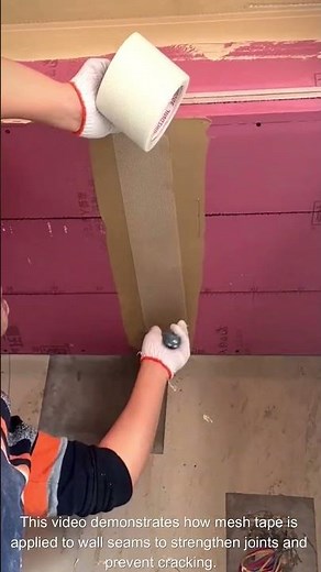 Fixing Wall Cracks With Mesh Tape 🛠️