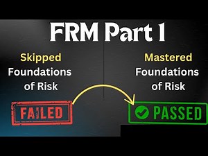 The FRM Part 1 Trap: Ignoring Book 1 - Foundations of Risk Management | FRM Part 1 Tips & Strategy