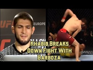 Khabib Nurmagomedov Breaks Down His Fight With Edson Barboza 😂👌🏽(UNSEEN)