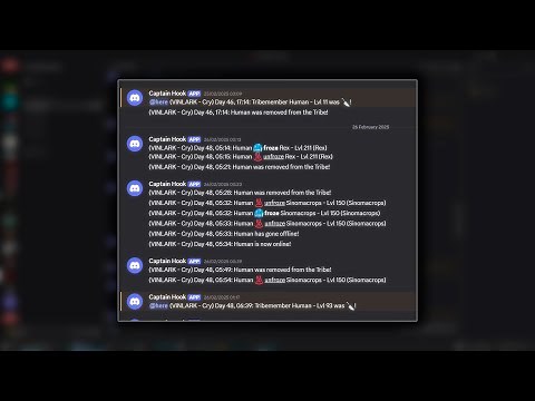 TRIBE LOGS on DISCORD Ark Tutorial | Vinlark