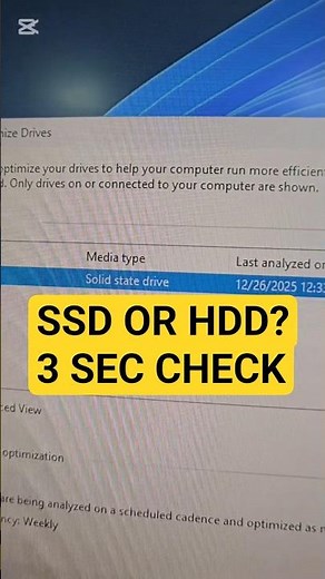SSD or HDD? Check in 3 Seconds! (Windows Trick)