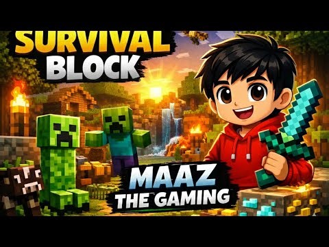 Minecraft Block | Survival World Adventure | Maaz The Gaming