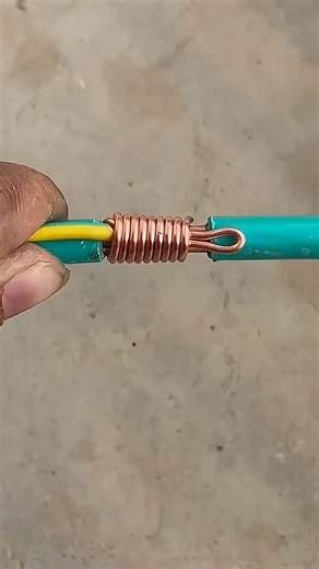 Perfect Copper Wire Joint 🔥 Strong Electrical Connection Tutorial #Shorts#viral #copper #trending