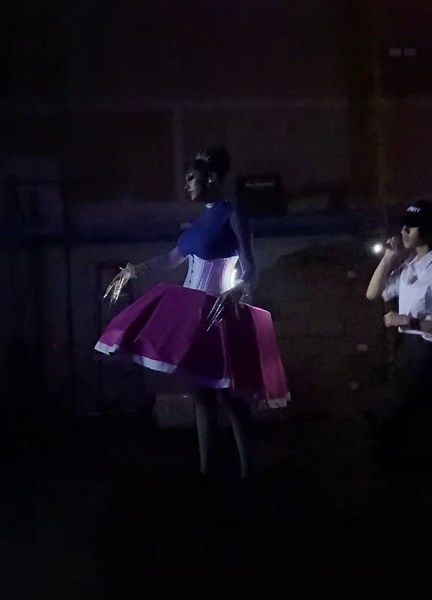 Ballora never learns… #prt1 #ballora #fnafsecuritybreach #sisterlocationcosplay #cosplay #blackcosplay #maintenanceworker #fyp #circusbaby #freddy