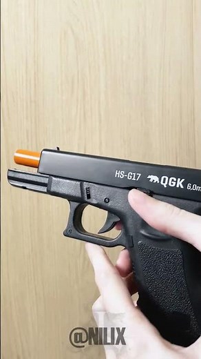 GLOCK SPRING WITH SLIDE THAT STOPS OPEN AND OPENS THE WINDOW!?!? New HS-G17 from QGK #Shorts