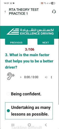 RTA Theory Test Practice Questions And Answers